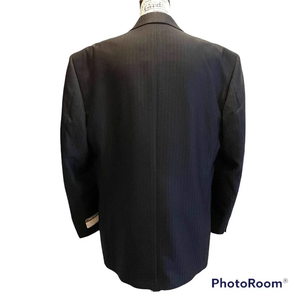 Zandello Collezioni Suit Jacket Blazer Sport Coat Black Size 40R formal office